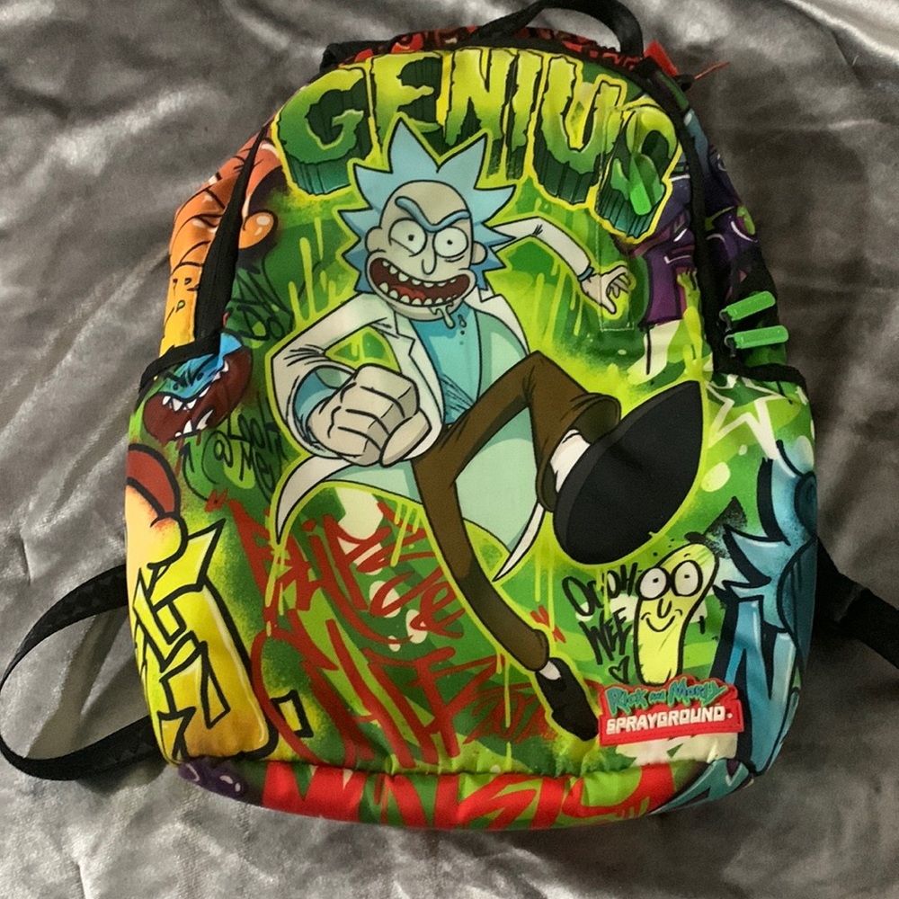 Like new! Rick and Morty genius backpack like new
